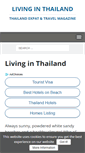 Mobile Screenshot of living-in-thailand.com